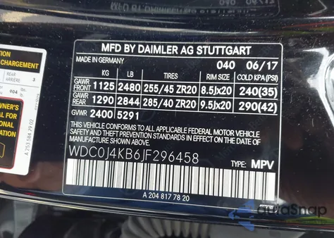 2018 Mercedes-Benz Glc 300 Coupe 4Matic z USA, uszkodzony, nr VIN WDC0J4KB6JF296458